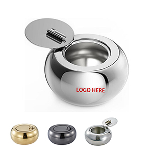 Stainless Steel Modern Windproof Ashtray