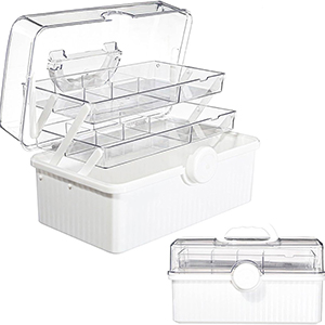 Multifunctional Plastic Sewing Tool Box with Handle